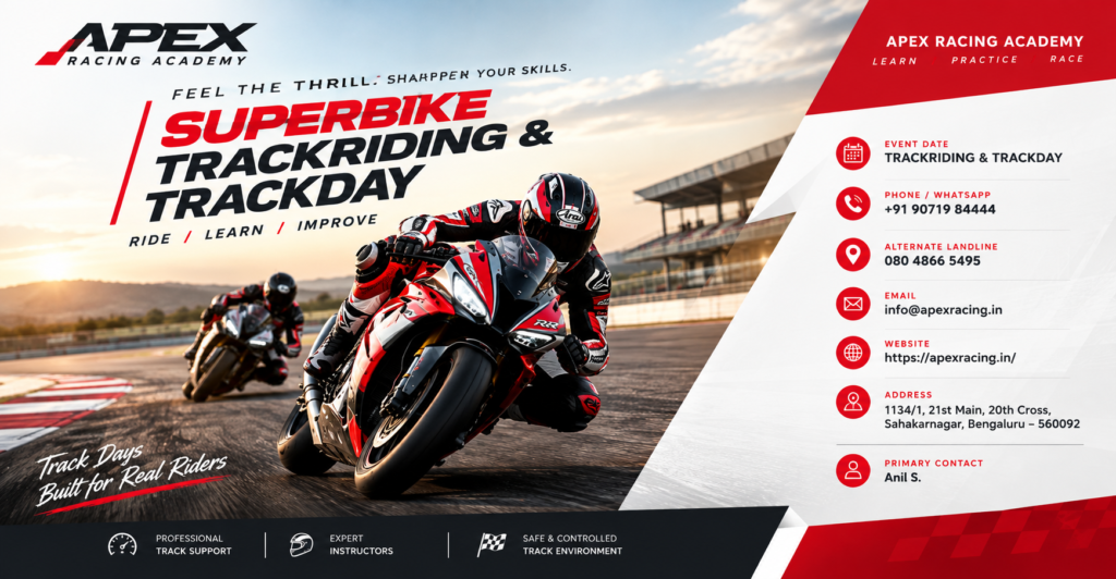 Apex RacingAcademy –Superbike TrackRiding & TrackDay